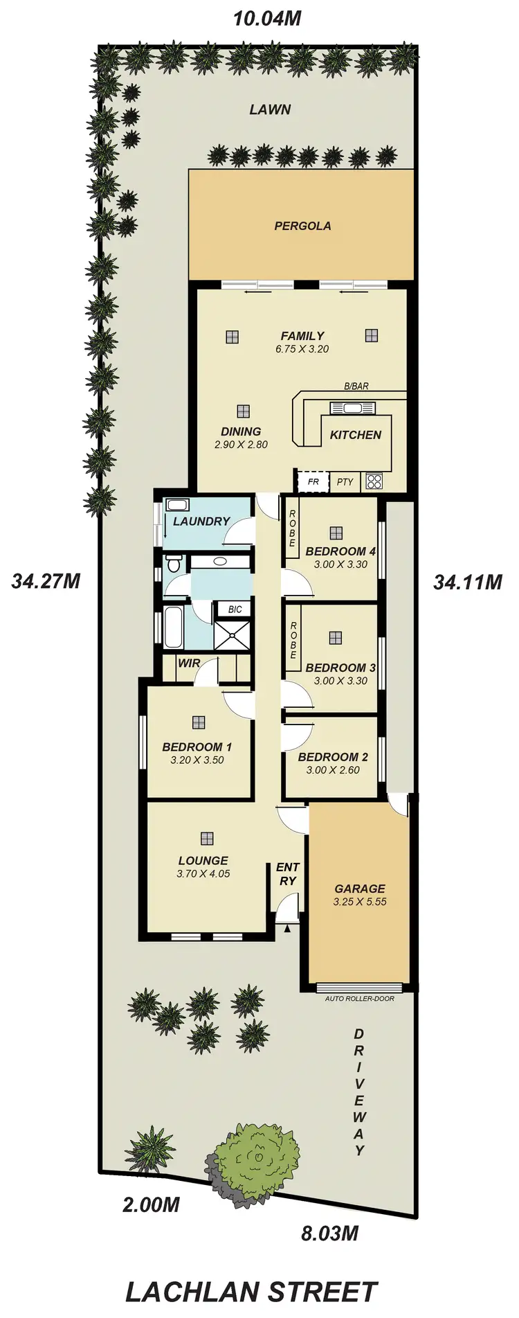 Floorplan of Homely house listing, 12 Lachlan Street, Greenwith SA 5125
