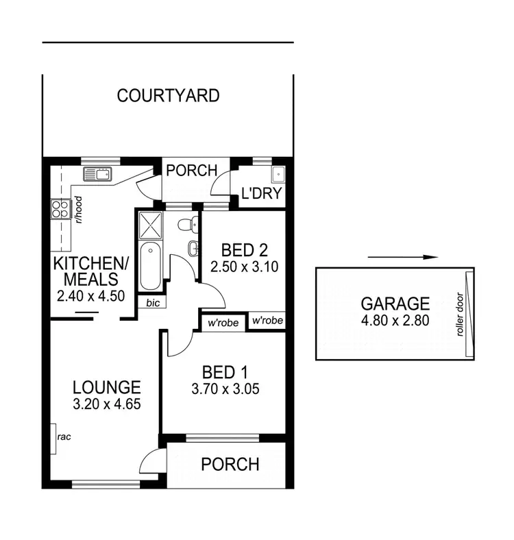 Floorplan of Homely unit listing, 5/18 Avalon Road, Marion SA 5043