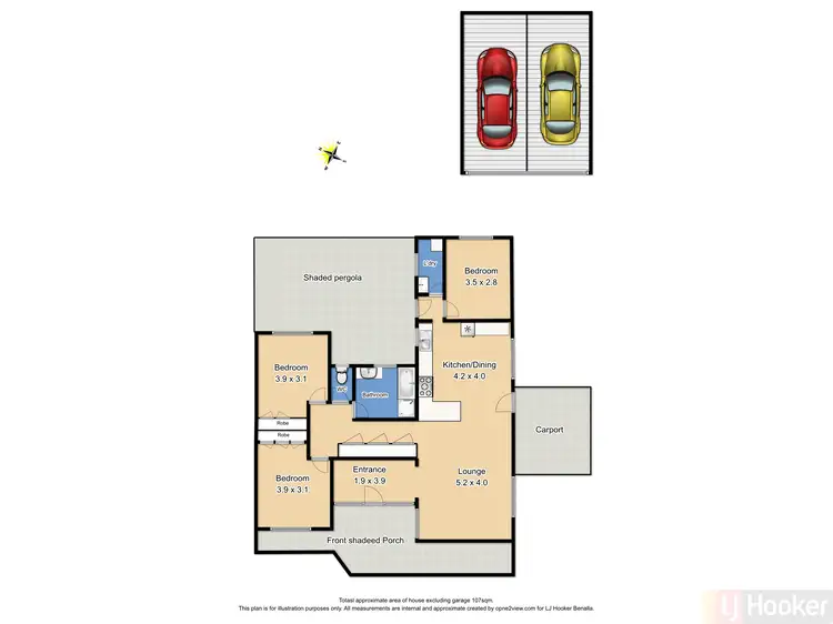 Floorplan of Homely house listing, 48 Cook Street, Benalla VIC 3672
