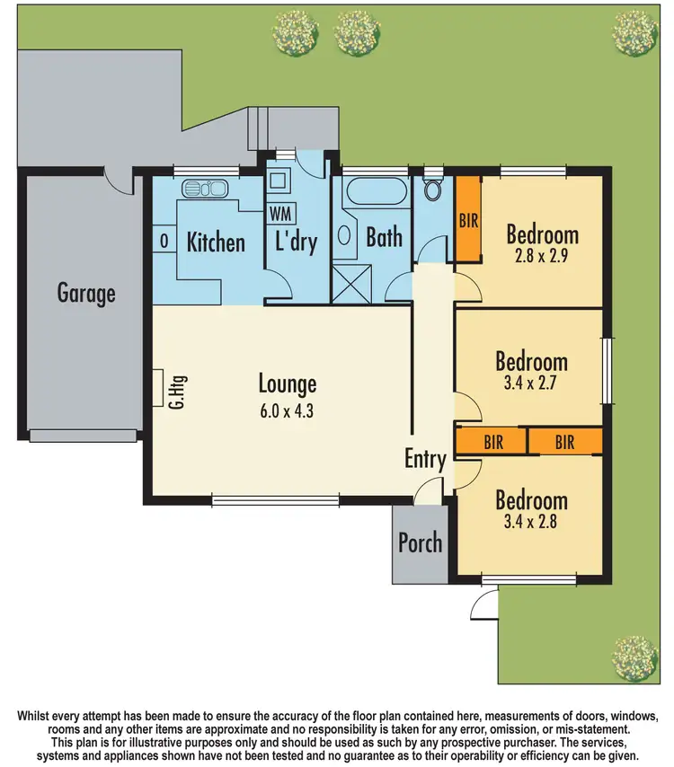 Floorplan of Homely unit listing, 2/64 Ross Street, Dandenong VIC 3175