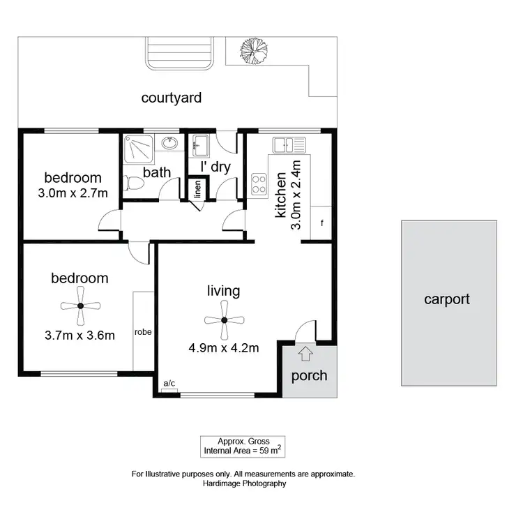 Floorplan of Homely unit listing, 6/10 Daws Road, Ascot Park SA 5043