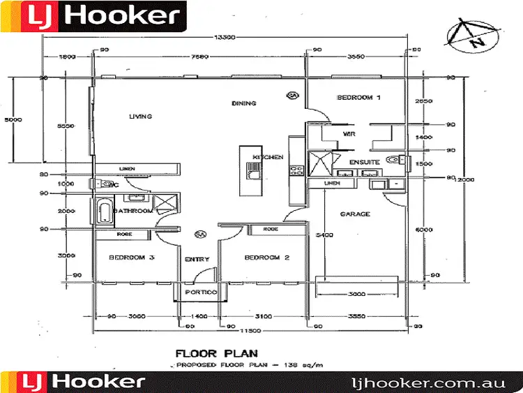 Floorplan of Homely townhouse listing, Unit 2/9 Gordon Place, Prospect Vale TAS 7250