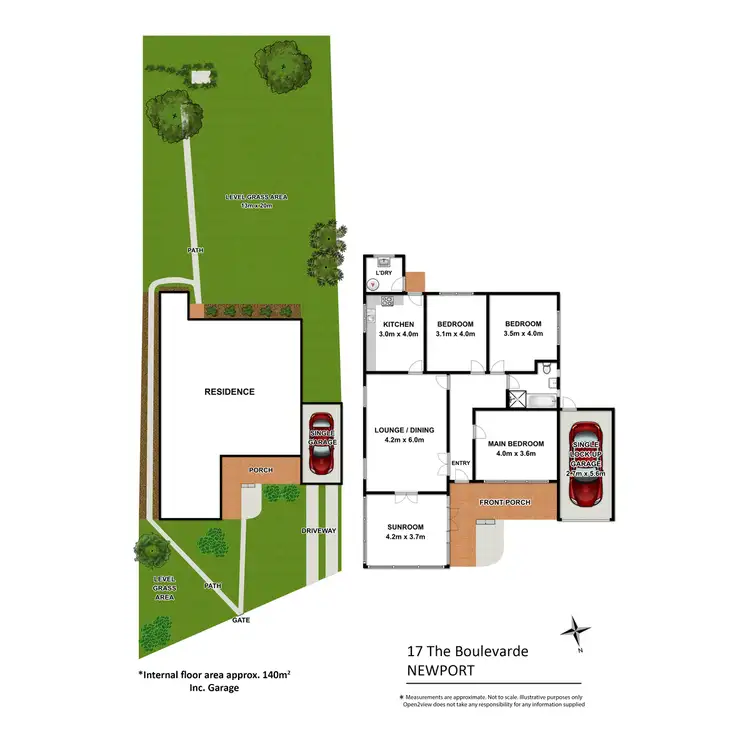 Floorplan of Homely house listing, 17 The Boulevarde, Newport NSW 2106