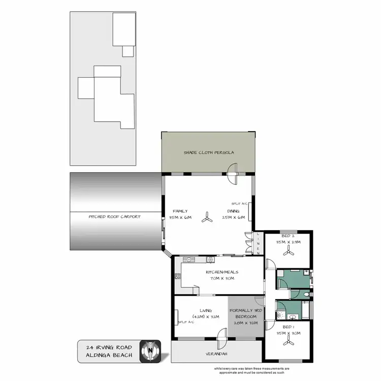 Floorplan of Homely house listing, 24 Irving Road, Aldinga Beach SA 5173