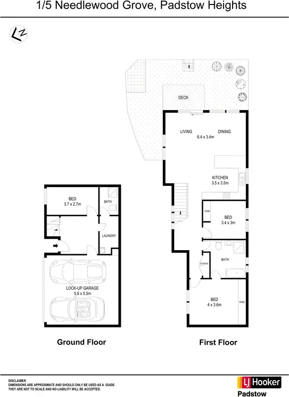 Floorplan of Homely townhouse listing, 1/5 Needlewood Grove, Padstow Heights NSW 2211