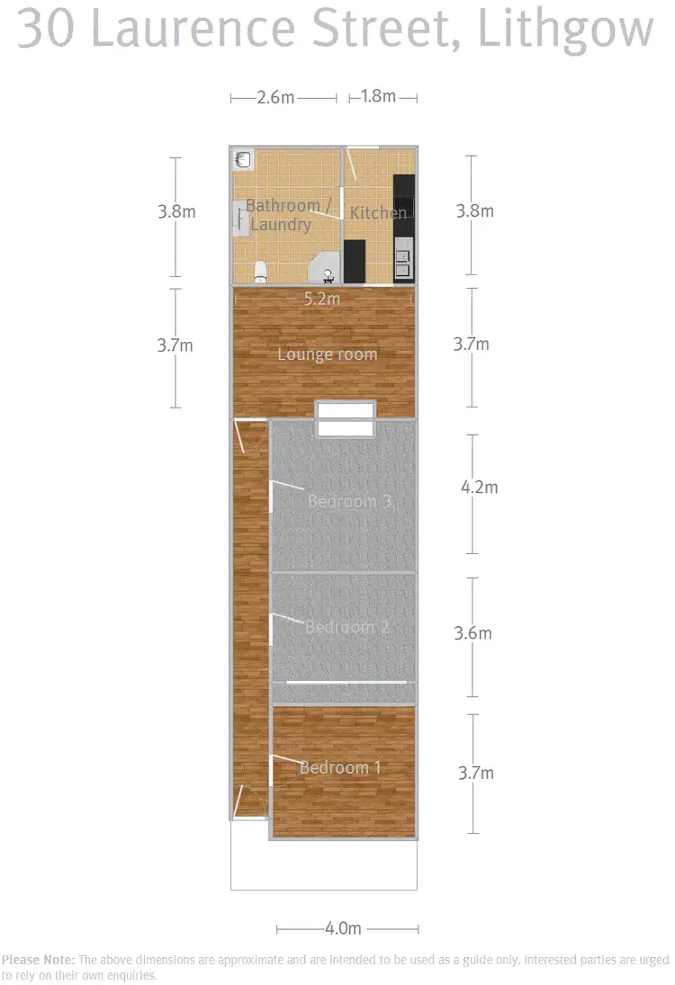 Floorplan of Homely house listing, 30 Laurence Street, Lithgow NSW 2790