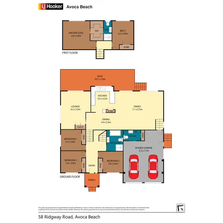 Floorplan of Homely house listing, 58 Ridgway Road, Avoca Beach NSW 2251
