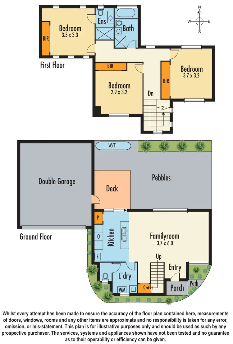 Floorplan of Homely townhouse listing, 2/9 King George Parade, Dandenong VIC 3175