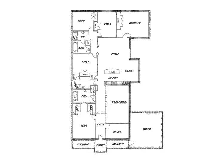 Floorplan of Homely house listing, 5 Messina Crescent, Point Cook VIC 3030