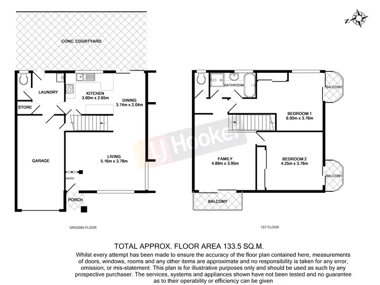 Floorplan of Homely townhouse listing, 3/11 Juba Street, Riverhills QLD 4074
