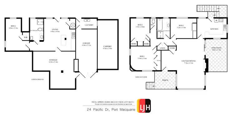 Floorplan of Homely house listing, 24 Pacific Drive, Port Macquarie NSW 2444