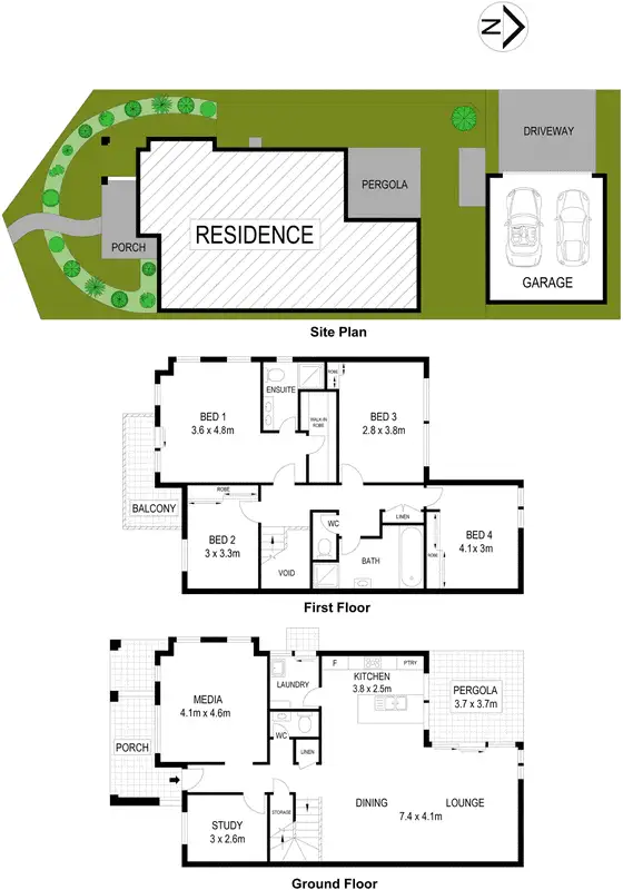 Floorplan of Homely house listing, 26 Turon Crescent, The Ponds NSW 2769