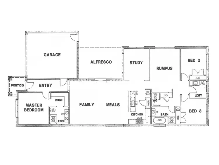 Floorplan of Homely house listing, 11 Whitecaps Avenue, Point Cook VIC 3030