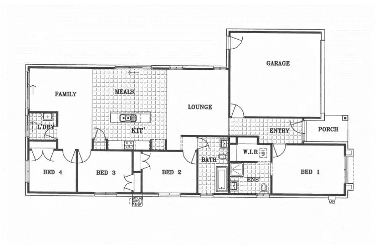 Floorplan of Homely house listing, 99 Tristania Drive, Point Cook VIC 3030