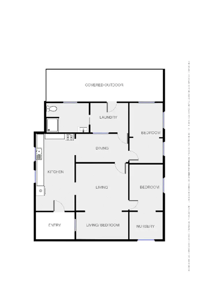 Floorplan of Homely house listing, 14 Baronga Street, Cowra NSW 2794