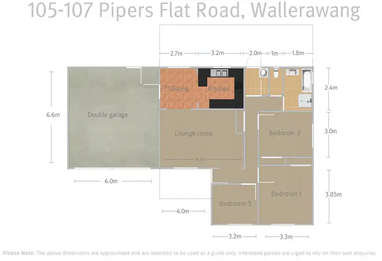 Floorplan of Homely house listing, 105-107 Pipers Flat Road, Wallerawang NSW 2845