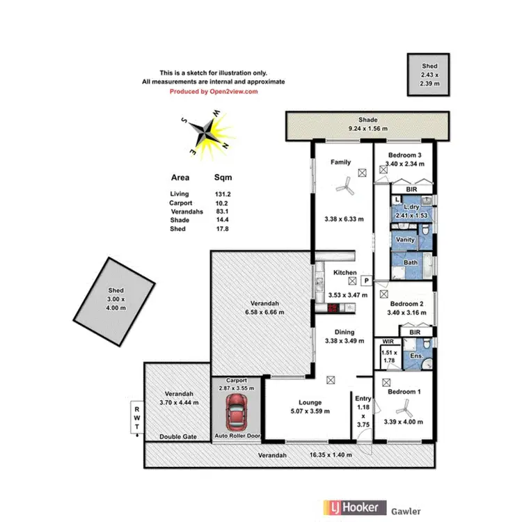 Floorplan of Homely house listing, 12 Amsterdam Street, Craigmore SA 5114