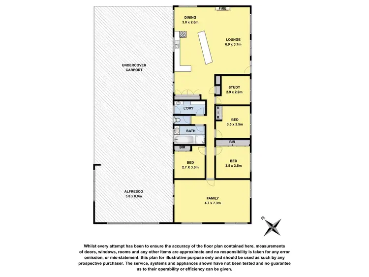 Floorplan of Homely house listing, 11 Slater Street, Elliminyt VIC 3250