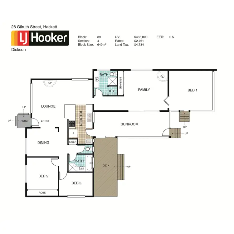 Floorplan of Homely house listing, 28 Gilruth Street, Hackett ACT 2602