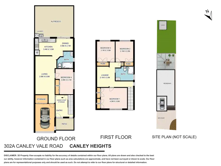 Floorplan of Homely semi-detached listing, 302A Canley Vale Road, Canley Heights NSW 2166