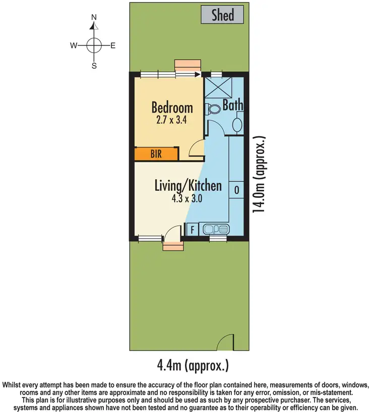 Floorplan of Homely unit listing, 3/1 Moomba Parade, Dandenong VIC 3175
