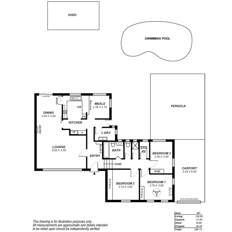 Floorplan of Homely house listing, 8 Wattlebird Drive, Highbury SA 5089