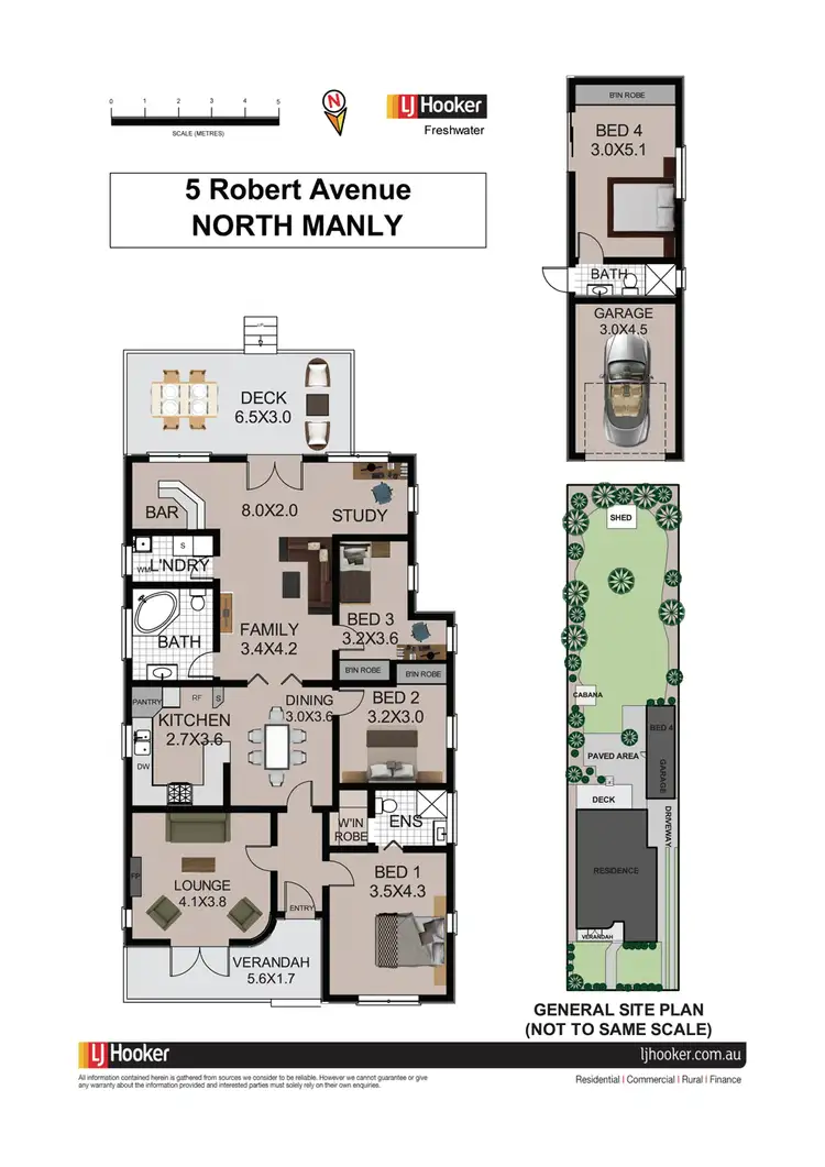 Floorplan of Homely house listing, 5 Robert Avenue, North Manly NSW 2100