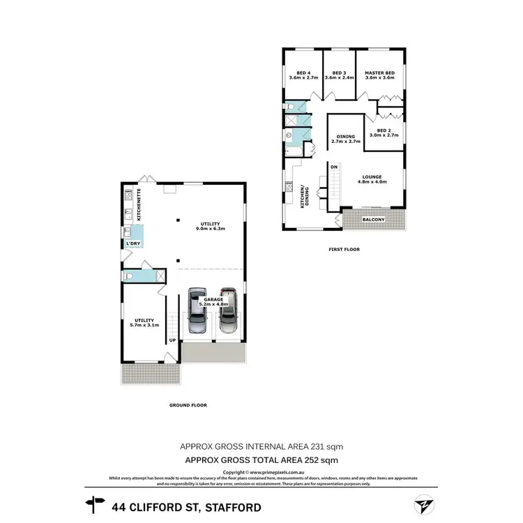 Floorplan of Homely house listing, 44 Clifford Street, Stafford QLD 4053