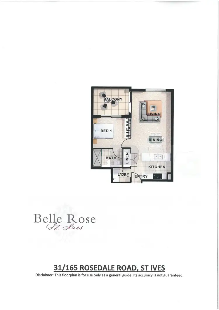 Floorplan of Homely apartment listing, 31/165 Rosedale Road, St Ives NSW 2075