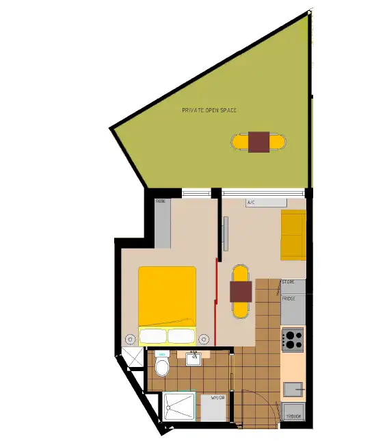 Floorplan of Homely apartment listing, 9/1053 Plenty Road Road, Kingsbury VIC 3083
