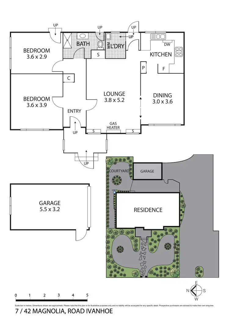 Floorplan of Homely unit listing, 7/42 Magnolia Road, Ivanhoe VIC 3079