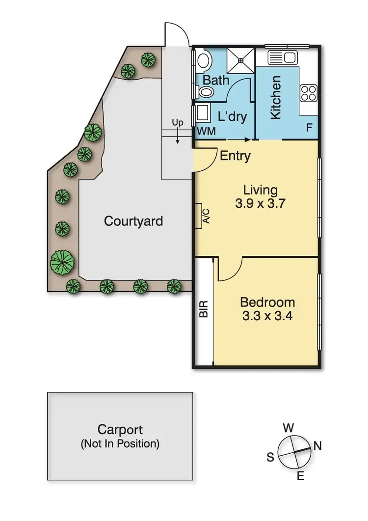 Floorplan of Homely unit listing, 2/96 Blackburn Road, Blackburn VIC 3130