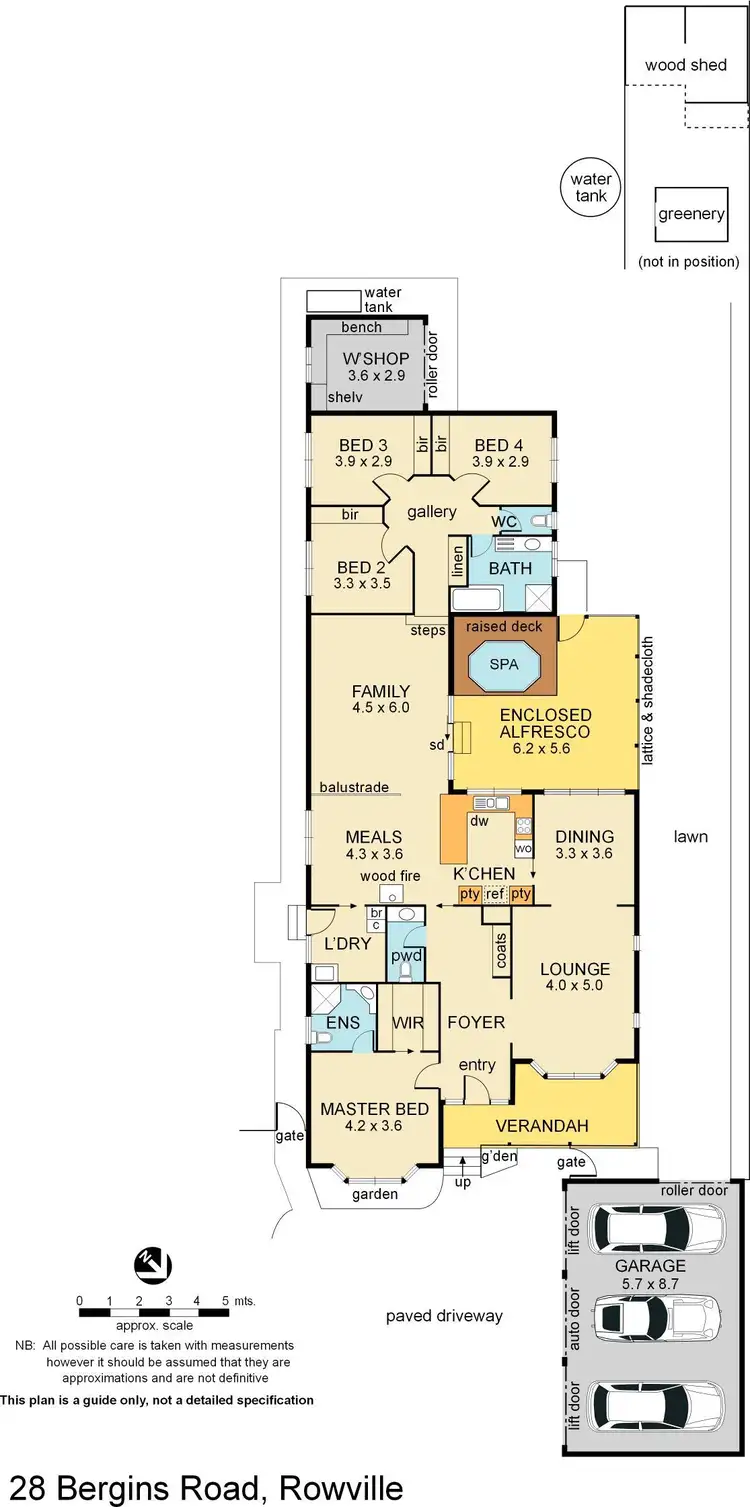 Floorplan of Homely house listing, 28 Bergins Road, Rowville VIC 3178