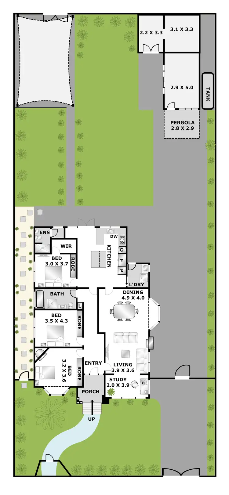 Floorplan of Homely house listing, 37 Bell Parade, Drumcondra VIC 3215