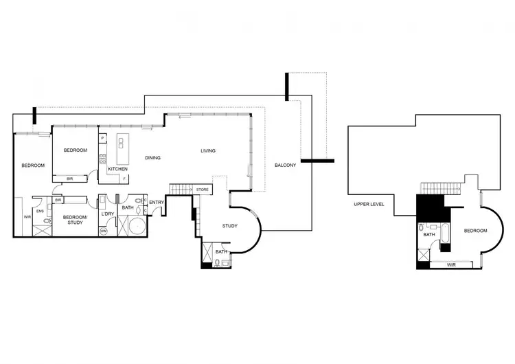 Floorplan of Homely apartment listing, 51/1 Beach Street, Port Melbourne VIC 3207