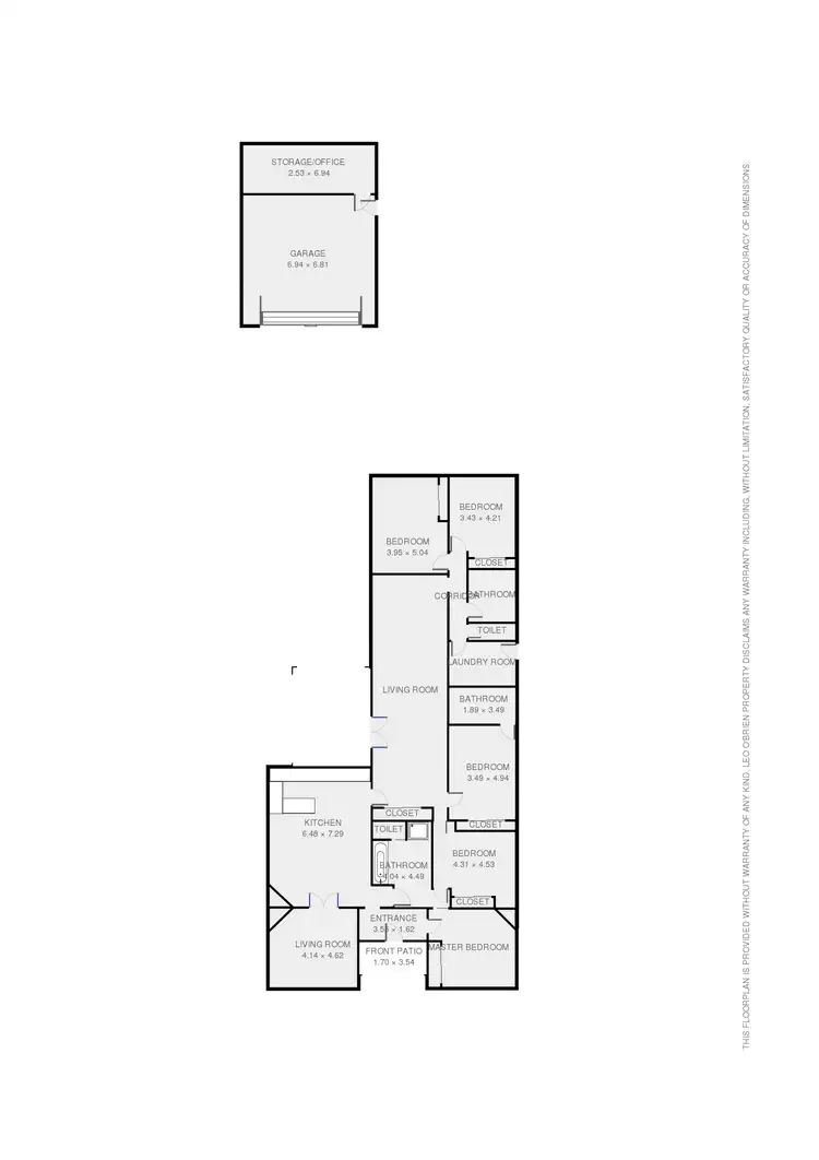 Floorplan of Homely house listing, 25 Desailly Street, Sale VIC 3850