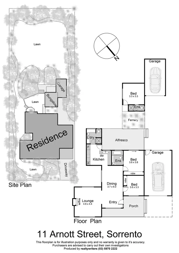 Floorplan of Homely house listing, 11 Arnott Street, Sorrento VIC 3943
