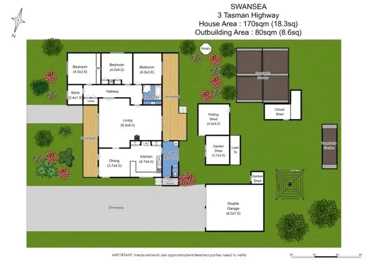 Floorplan of Homely house listing, 3 Tasman Highway, Swansea TAS 7190