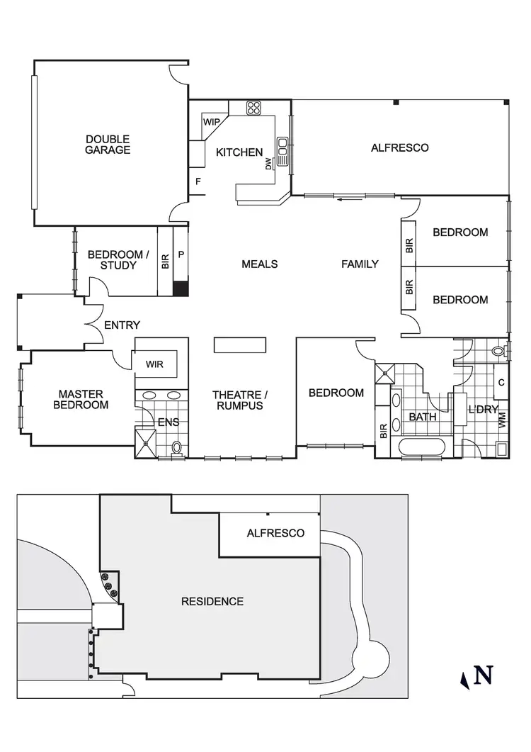Floorplan of Homely house listing, 26 Counthan Terrace, Doreen VIC 3754