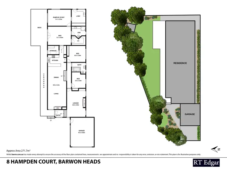 Floorplan of Homely house listing, 8 Hampden Close, Barwon Heads VIC 3227