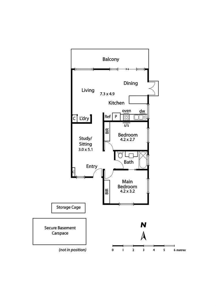 Floorplan of Homely apartment listing, 5/47 Murrumbeena Road, Murrumbeena VIC 3163