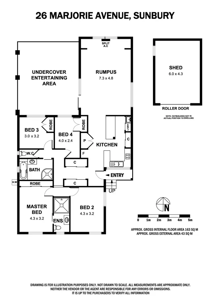 Floorplan of Homely house listing, 26 Marjorie Avenue, Sunbury VIC 3429