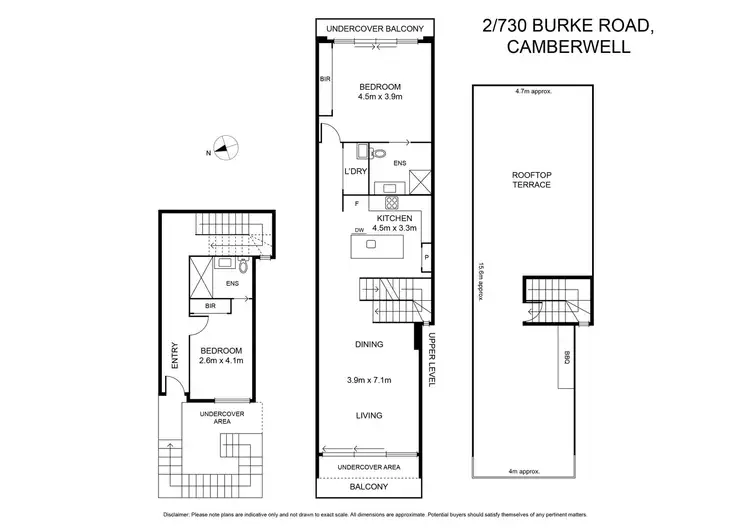 Floorplan of Homely apartment listing, 2/730 Burke Road, Camberwell VIC 3124