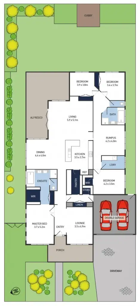Floorplan of Homely house listing, 54 Sunset Views Boulevard, Tarneit VIC 3029