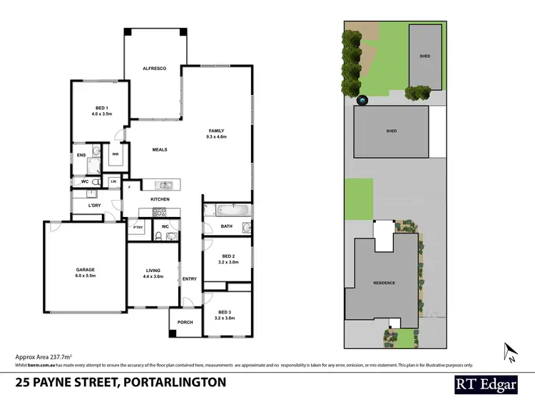 Floorplan of Homely house listing, 25 Payne Street, Portarlington VIC 3223