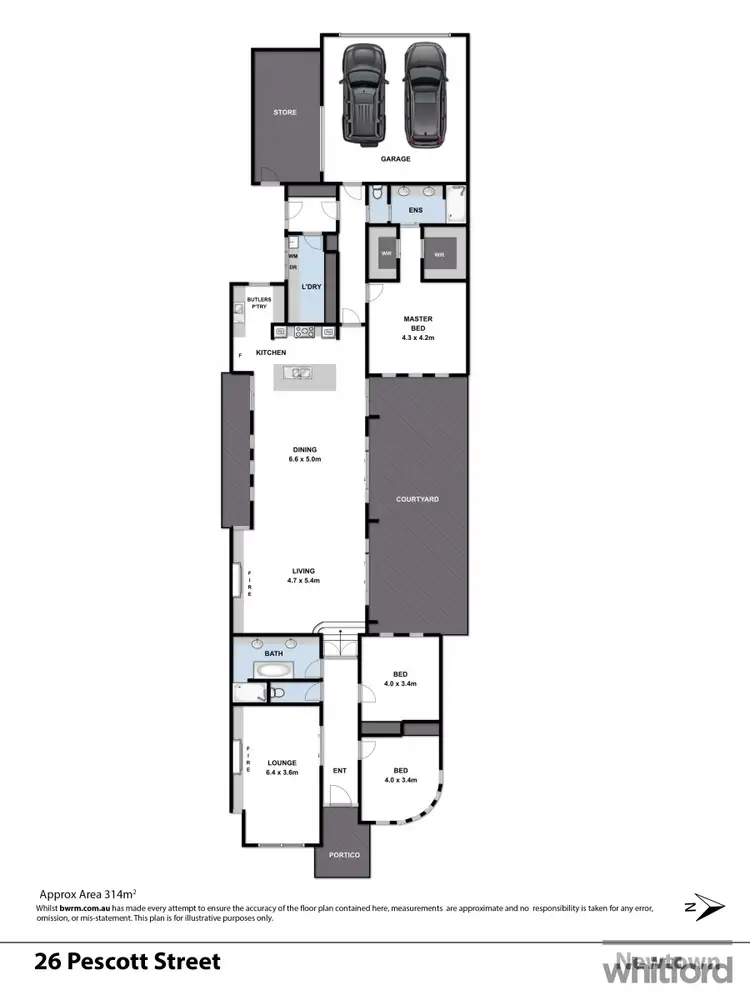 Floorplan of Homely house listing, 26 Pescott Street, Newtown VIC 3220