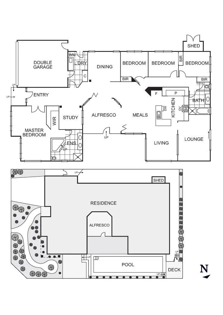 Floorplan of Homely house listing, 16 Coulthard Crescent, Doreen VIC 3754