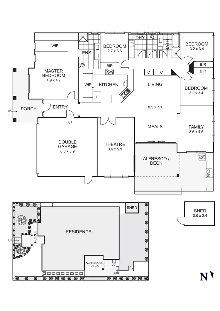 Floorplan of Homely house listing, 32 Dargo Crescent, Doreen VIC 3754