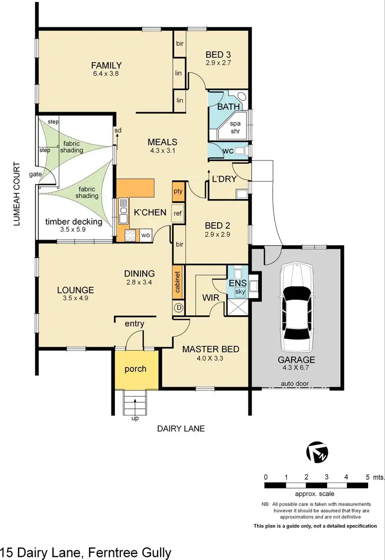 Floorplan of Homely house listing, 15 Dairy Lane, Ferntree Gully VIC 3156