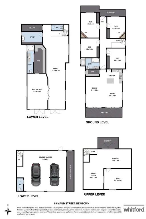 Floorplan of Homely house listing, 86 Maud Street, Geelong VIC 3220